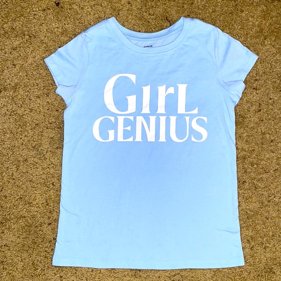 BABY BLUE GIRLS GRAPIC TEE - Picture 1 of 2